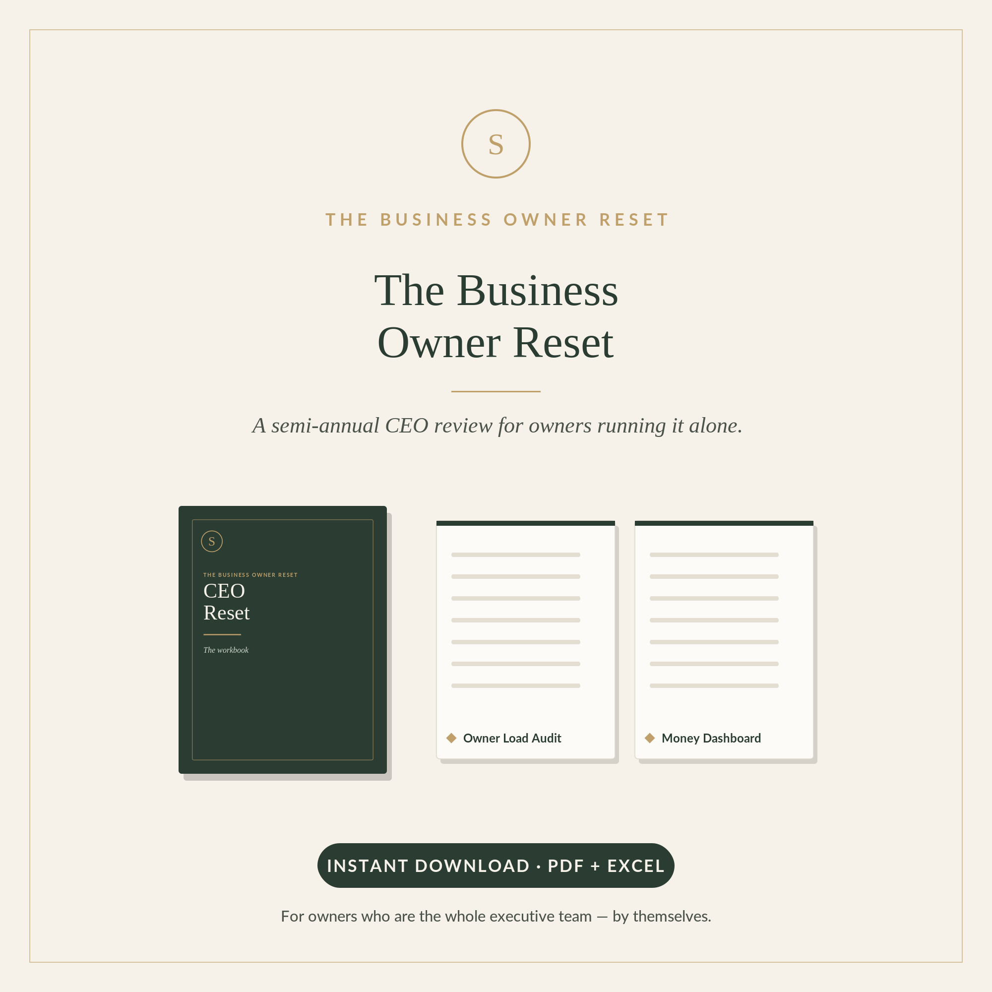 The Business Owner Reset — A Semi-Annual CEO, Money, Marketing, Growth & Systems Review