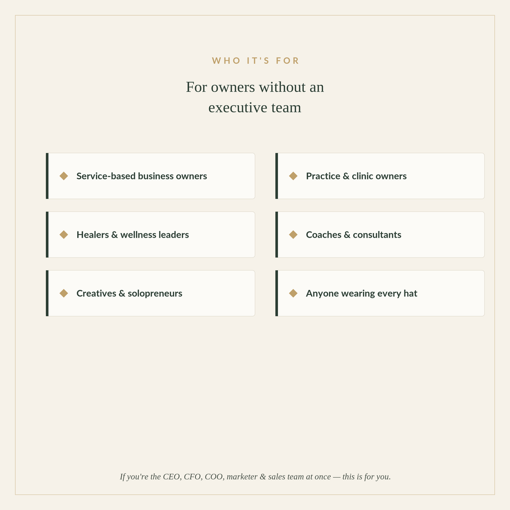The Business Owner Reset — A Semi-Annual CEO, Money, Marketing, Growth & Systems Review
