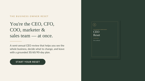 The Business Owner Reset — A Semi-Annual CEO, Money, Marketing, Growth & Systems Review