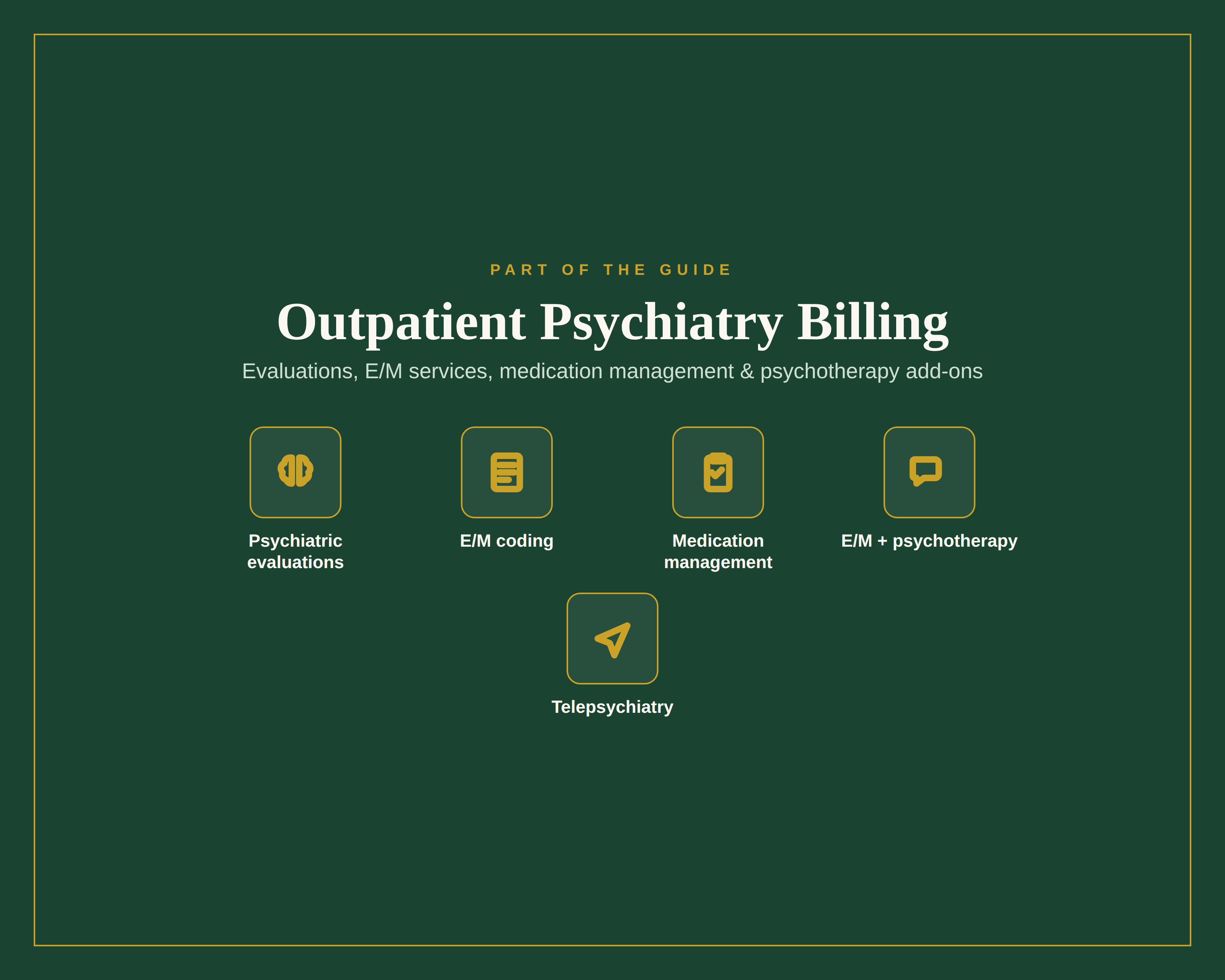 The Outpatient Behavioral Health Billing Toolkit — Coding, Claims, Denials & Fee-Setting Guide + 26-Tab Workbook