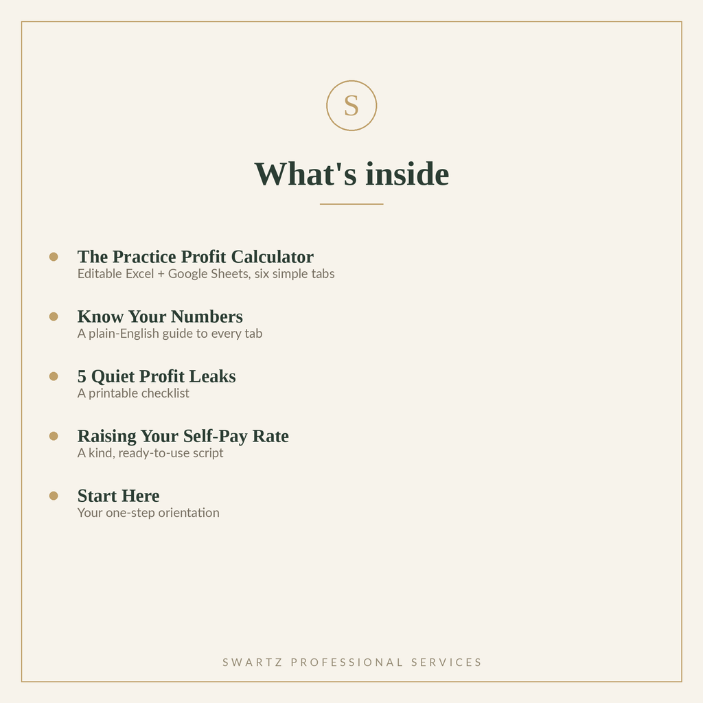 The Practice Profit Toolkit